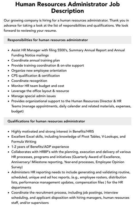 Finance Officer/Human Resources Administrator .
